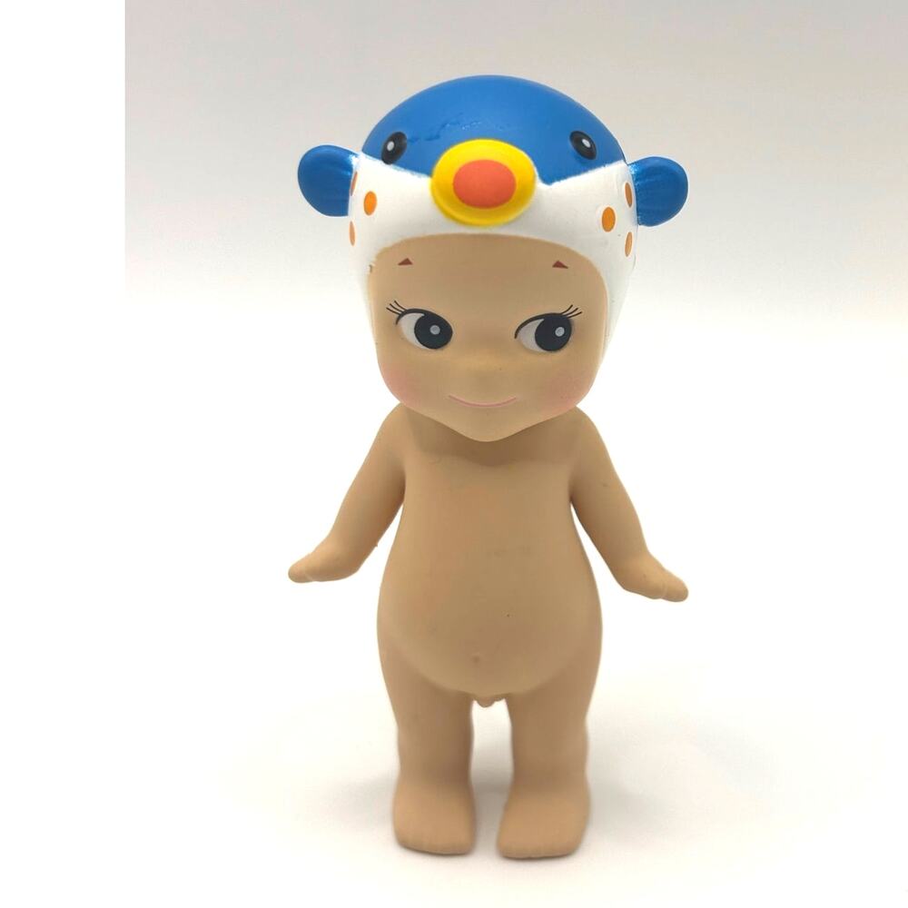 Authentic Sonny Angel Blowfish Figure, from Marine Series - New
